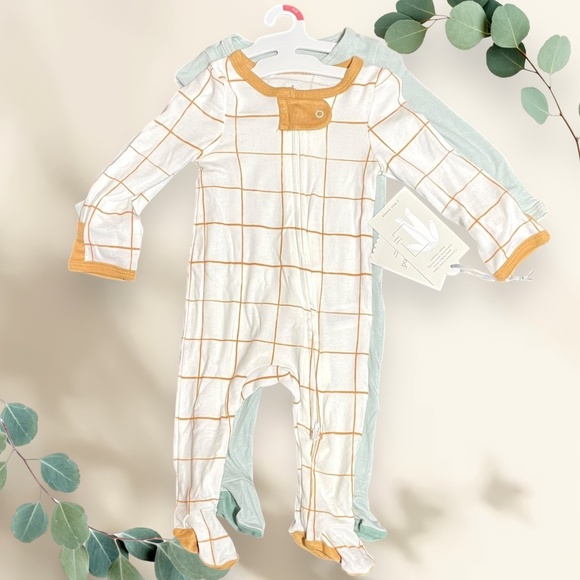 Cloud Island Footed Onesies 2-pack Unisex - Picture 3 of 3